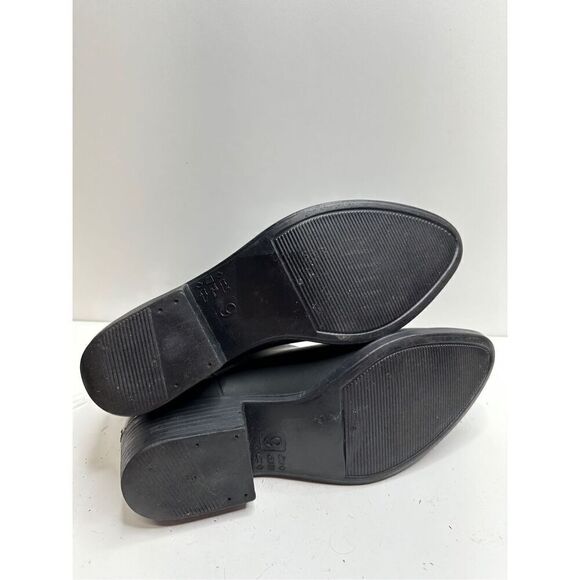 Jeffrey Campbell Boots Women 6 Havana Matte Black Waterproof Pointed Toe Booties - Picture 9 of 9